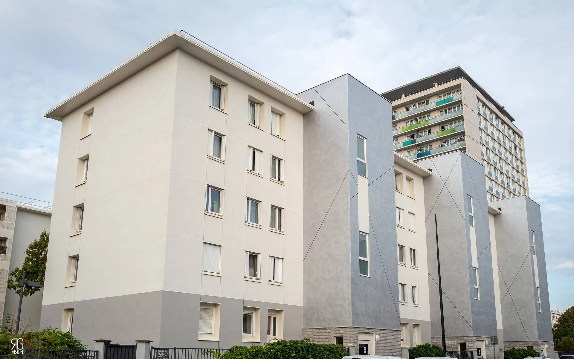 Réhabilitation en milieu occupé à Valenton